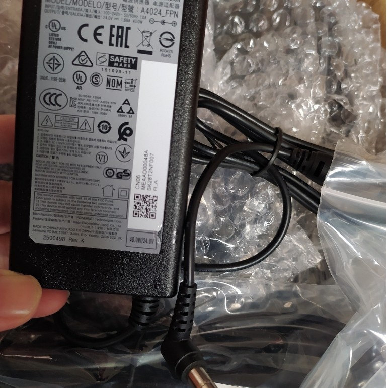 Bộ chuyển đổi AC / DC 40W 24V1.66A cho Samsung HW-K650 / ZA HW-K650 A4024-FPN Bộ sạc nguồn Soundbar