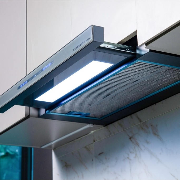 Máy Hút Mùi Âm Tủ GrandX GX H70F75G - GX H70F75SG Vẫy Tay Cảm Ứng Thông Minh - Tổng Kho Bếp Lê Gia