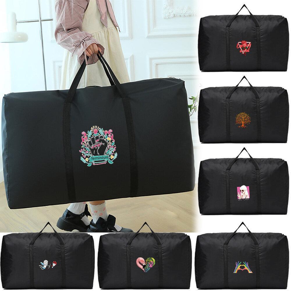 large Portable Reusable Moving and packing  Luggage bag folding shopping bag  large storage bag Wate