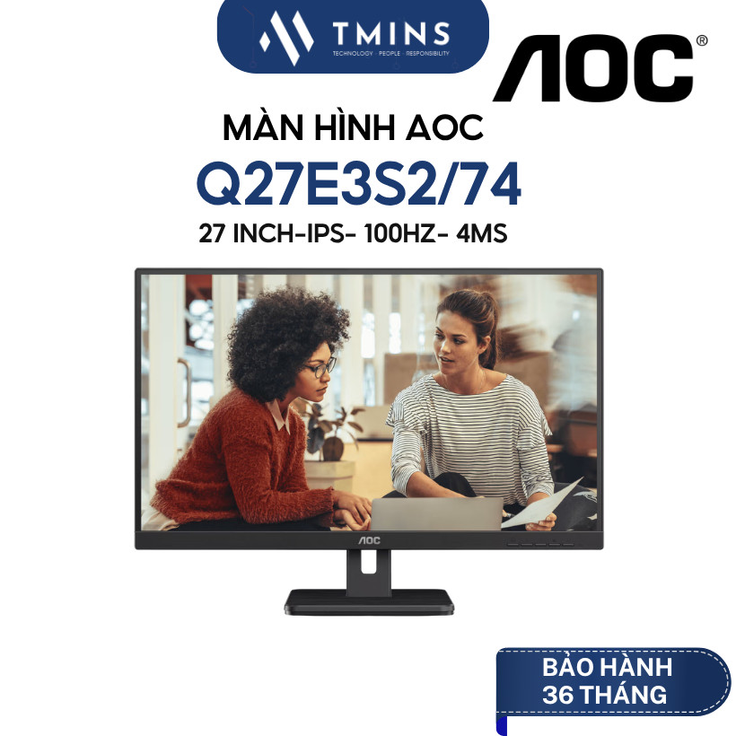 Màn hình AOC Q27E3S2/74 27" IPS 100hz 2K