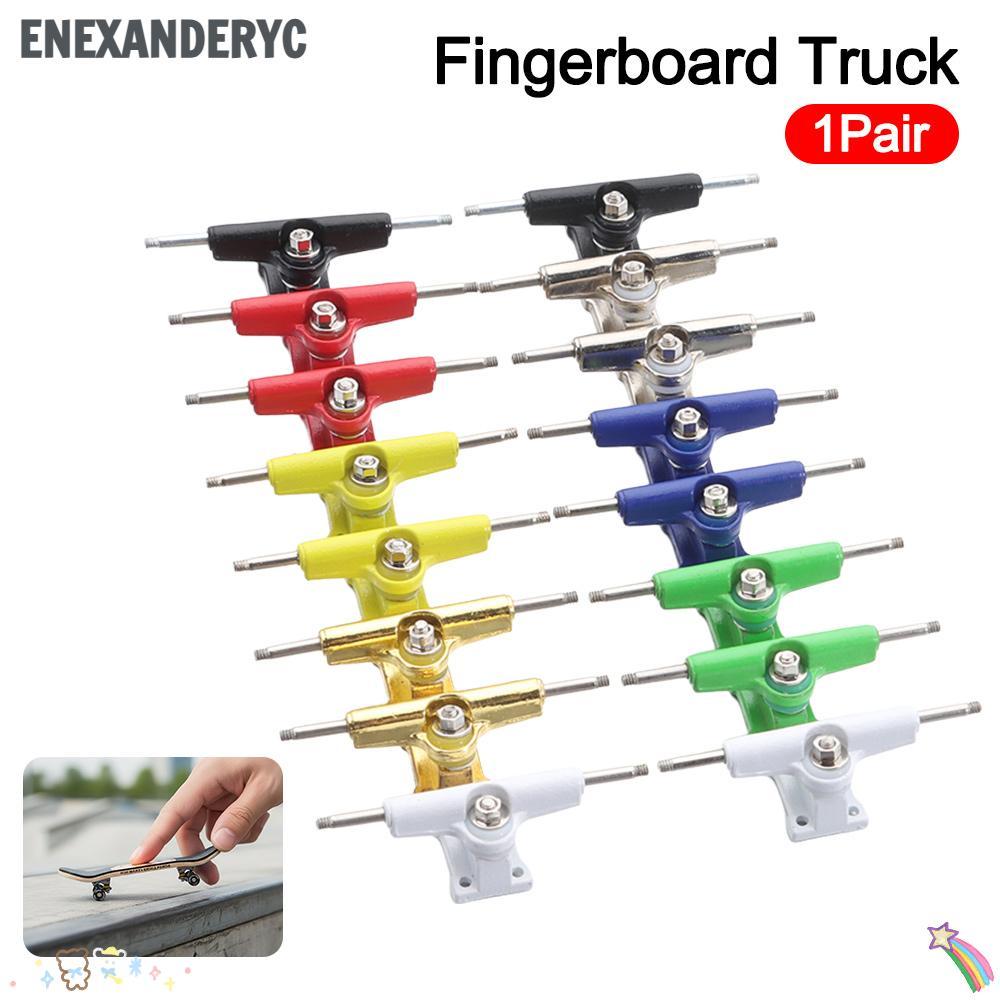 ENEXANDERYC 1 Cặp Giá đỡ sàn chịu lực, với đai ốc Model Fingerboard Truck, Bộ sưu tập đồ chơi Mini 3