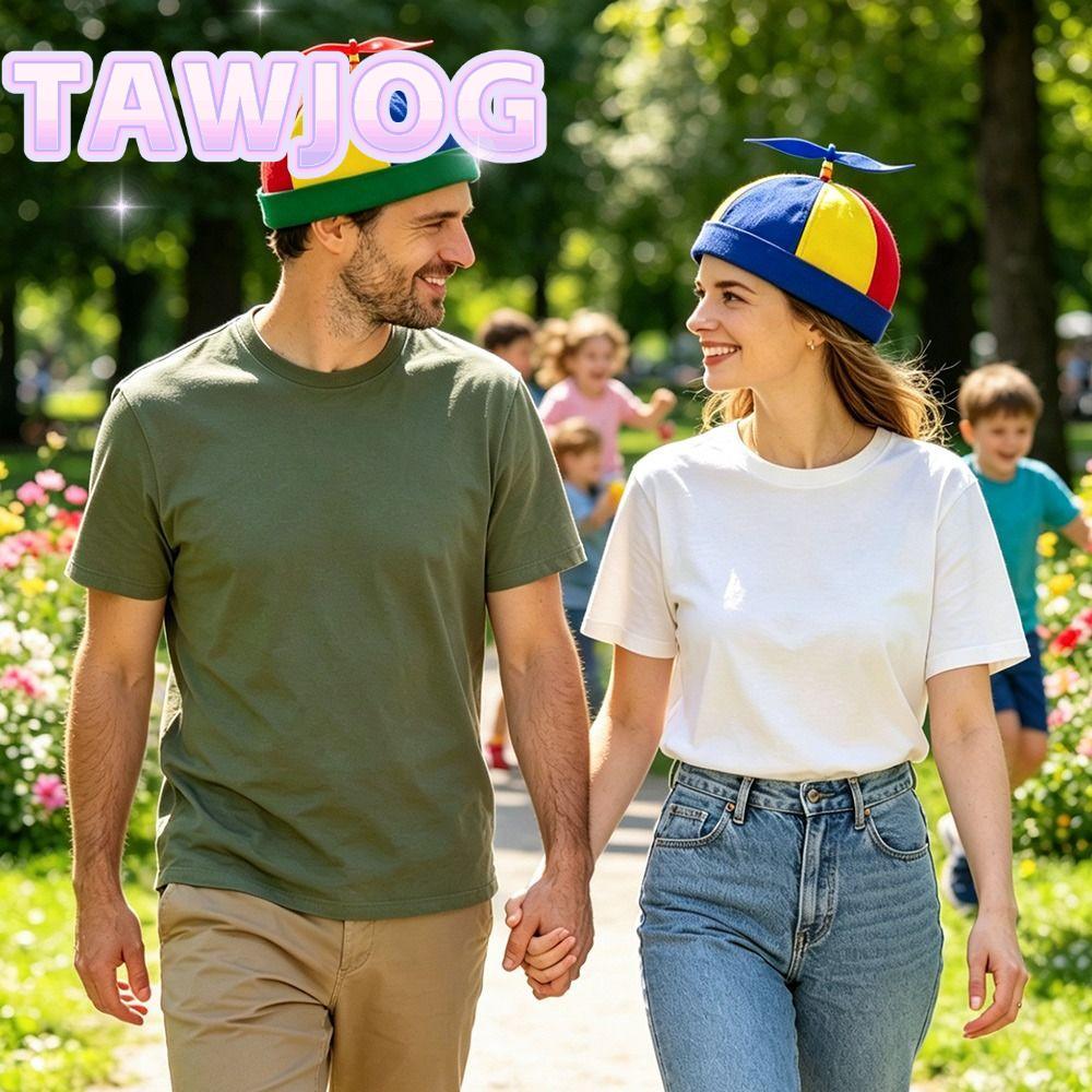 TAWJOG Beanie Street Hat, Bamboo Dragonfly Rainbow Briless Docker Cap, Casual Funny Helicopter Prope