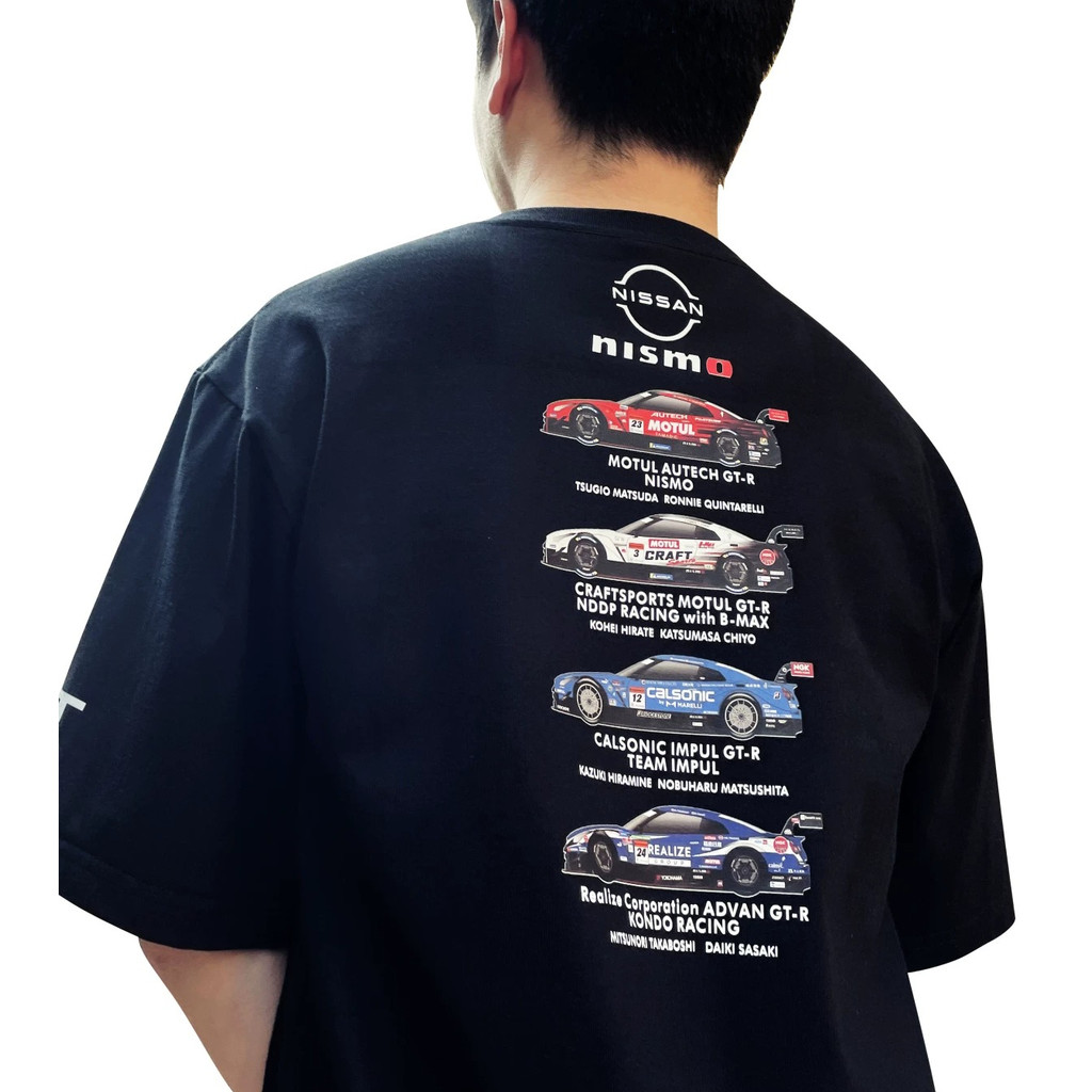 Áo thun Cotton tay ngắn in họa tiết JDM, Formula 1, hàng sẵn có