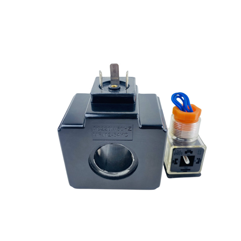 Tất cả Cuộn dây van điện từ thủy lực bằng đồng MFJ12-54YC Lỗ bên trong 26 Chiều dài Chiều cao 48 AC2