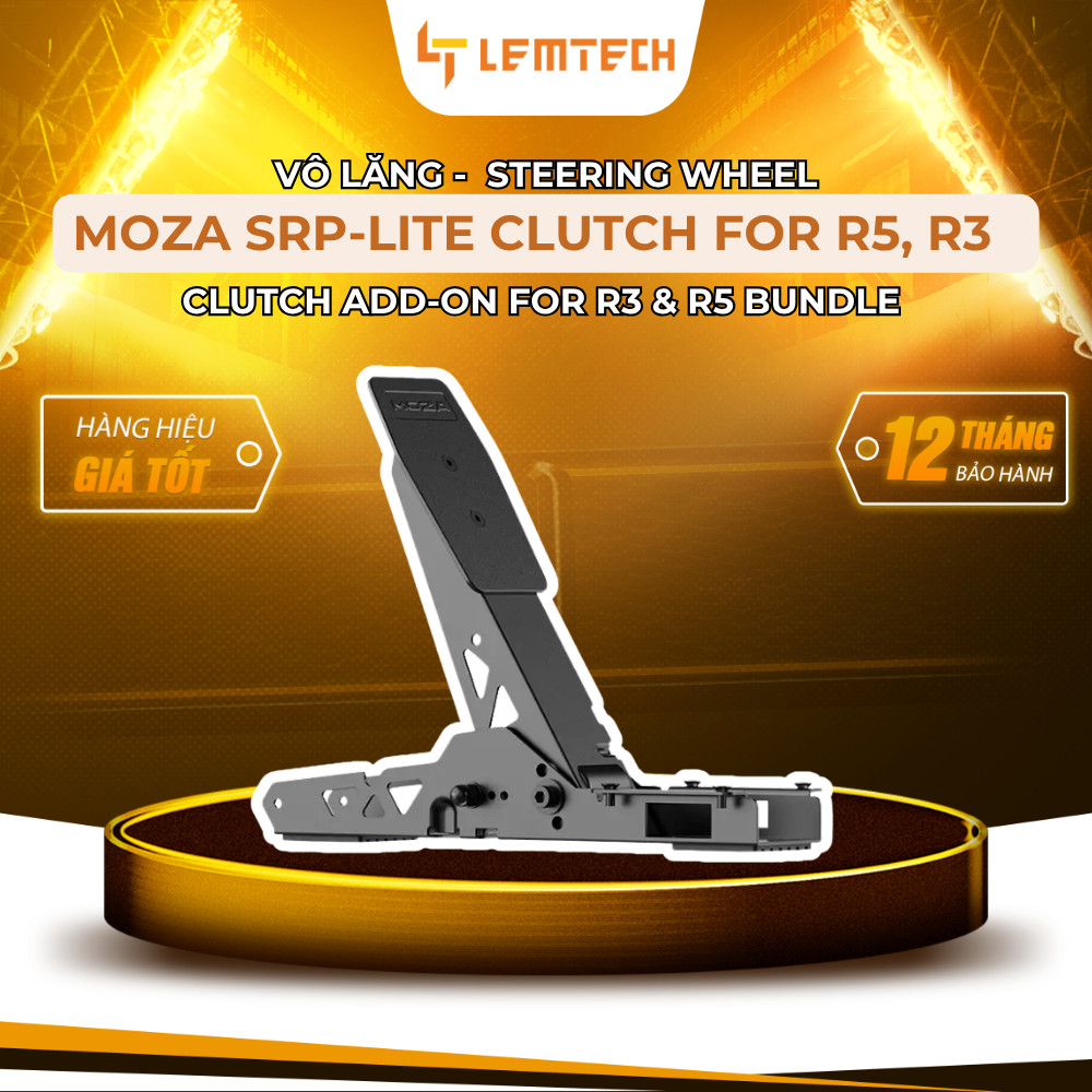 Pedal Côn Moza SR-P Lite Clutch Pedal – Bộ Pedal Đua Xe Thể Thao, Chính Xác Cao, Tương Thích R3&R5