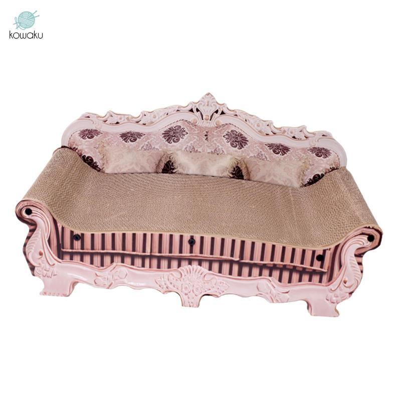 Tông sóng Cat Scratcher Couch Bed Luxury Pet Cat Lounge 50x24x24cm