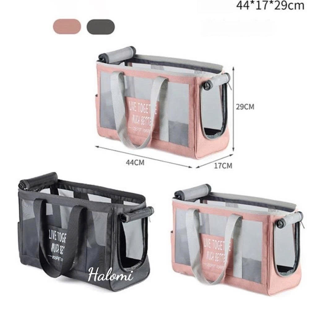 Túi Lưới Vải Polyester Live Together Đựng Máy Làm Tóc & Phụ Kiện Makeup – Size 44x29x17cm
