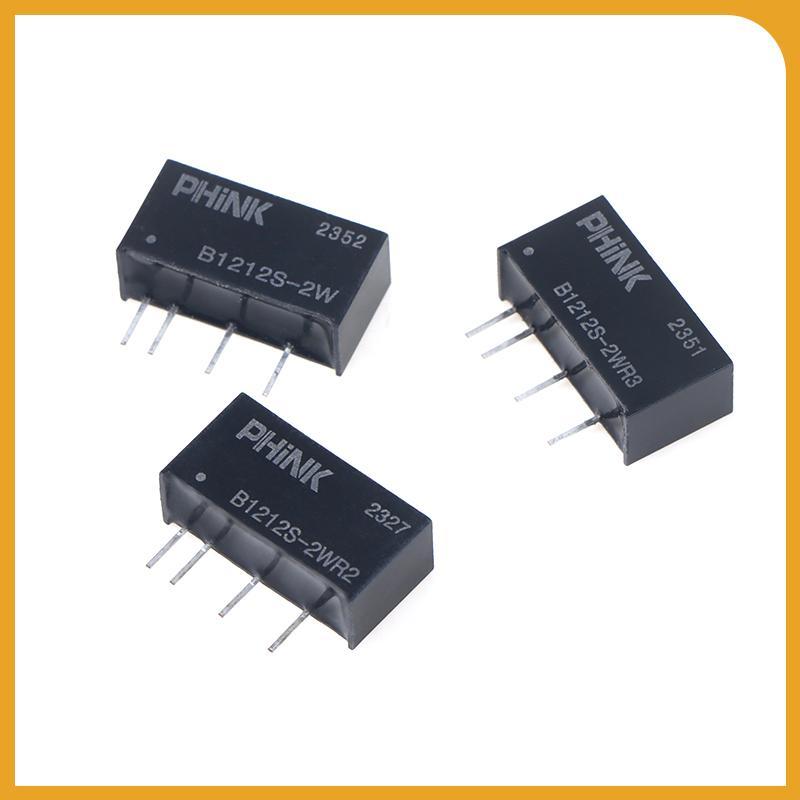 B1212S-2W B1212S-2WR2 / R3 12V Đến 12V DC-DC Mô-đun nguồn cách ly Bảo vệ ngắn mạch Phụ kiện điện tử