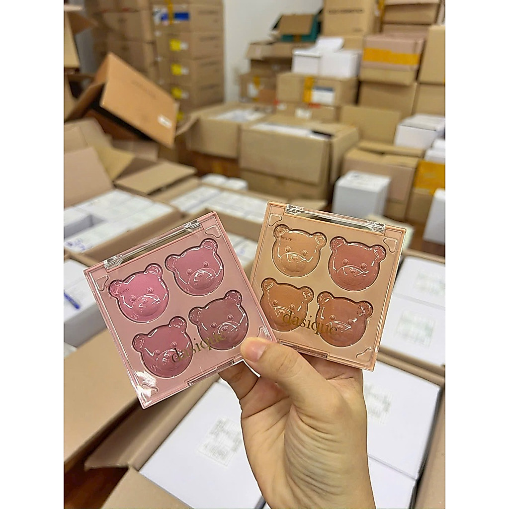 BẢNG MÁ HỒNG DASIQUE 4 Ô – #16 BROWN BEAR, #17 MAUVE BEAR