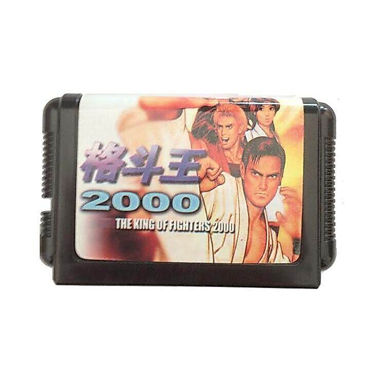 [Thẻ trò chơi Xiaobawang] Thẻ trò chơi Sega SEGA 16-Bit MD Game Black Cassette 2000 Fighting King Fi