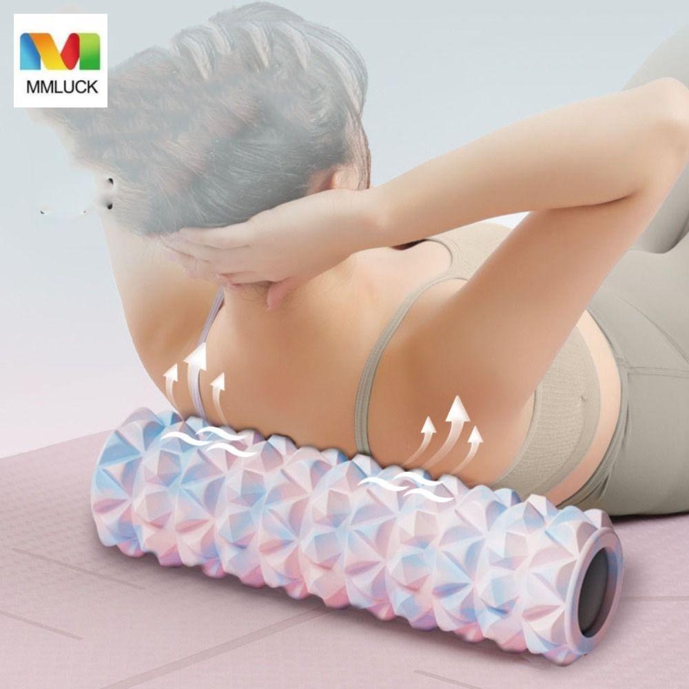 MMLUCK Yoga Pilates Foam Roller, EVA Foam Trigger Point Yoga Foam Massage Roller, Dụng cụ tập thể dụ