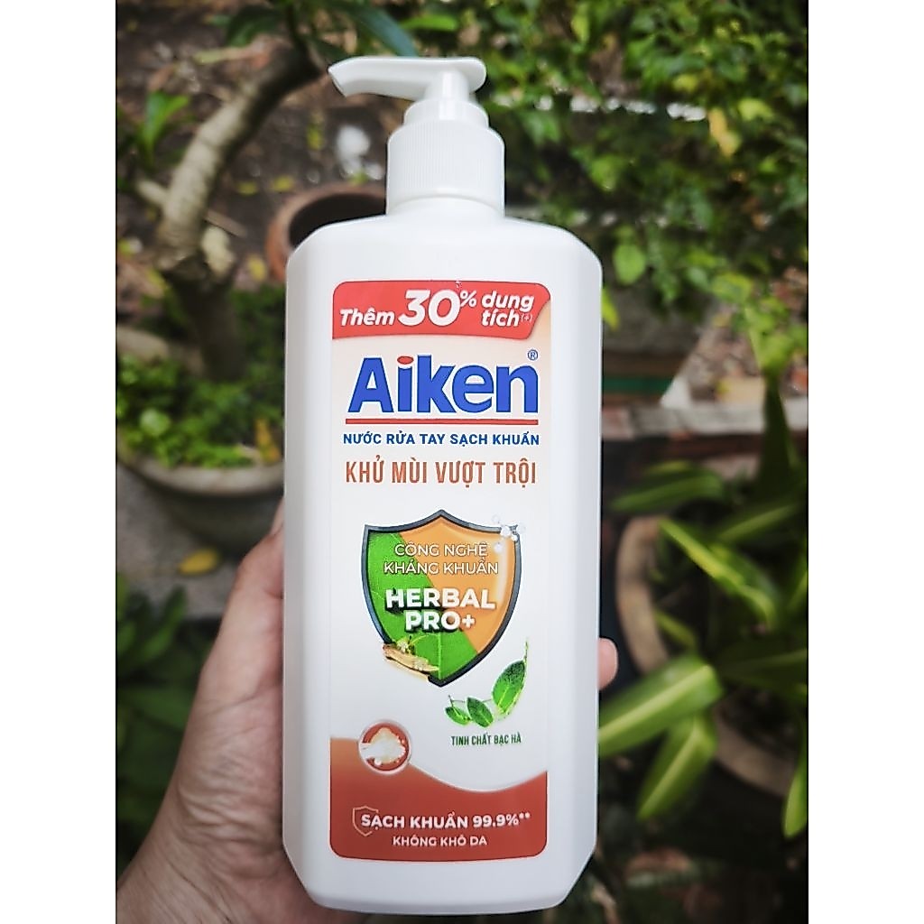 NƯỚC RỬA TAY AIKEN 494G màu cam