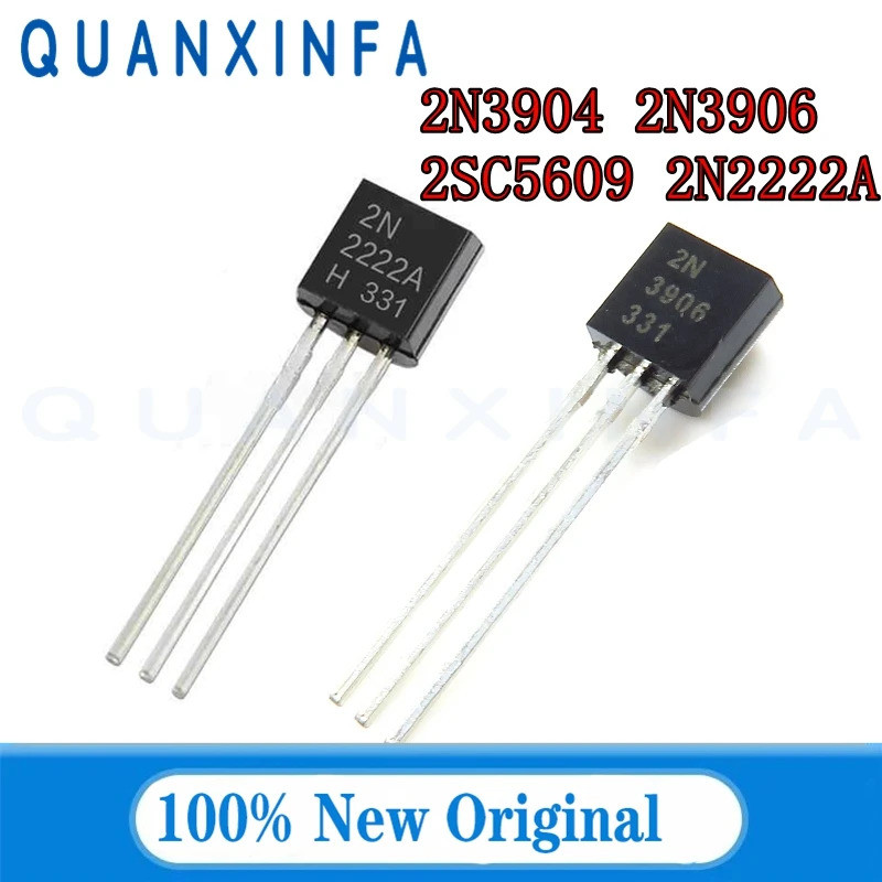 50-100 CÁI 2N3904 2N3906 2SC5609 2N222A 2N222 TO92 HIT5609C MPS2222A PN222A còn hàng SGQG