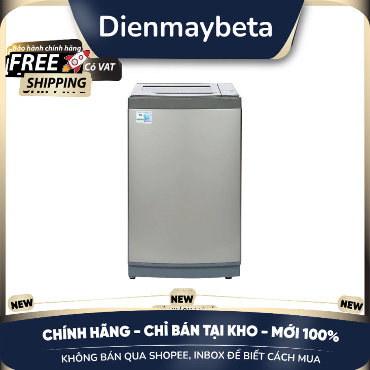 [KHÔNG BÁN QUA SHOPEE] Máy giặt cửa đứng Aqua 8 KG AQW-KS80GT S Mới 100%