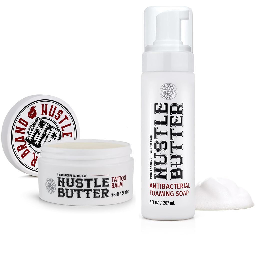 Hustle Butter Tattoo Soap & Aftercare Balm - Xà phòng kháng khuẩn, An toàn khi chữa bệnh, XDPC thuần