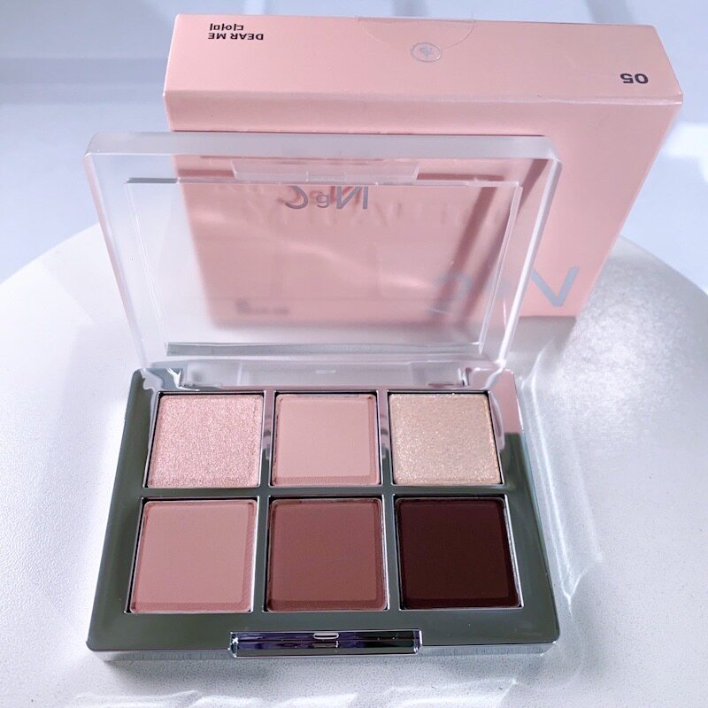 2aN Sáu Màu Phấn Mắt Tấm Ánh Sáng Hàng Ngày Trang Điểm Đa Năng Màu Rendering Powder Trang Điểm Mắt