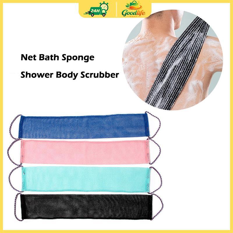 Phi Net tắm miếng bọt biển, 14x77cm tẩy tế bào chết tắm cơ thể Scrubber, da mượt mà hơn