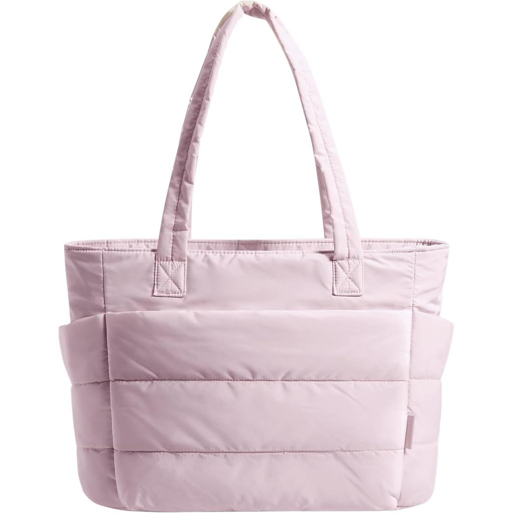 Túi tote BAGSMART dành cho nữ, Túi tote phồng nhẹ có ngăn Túi đeo vai Túi xách du lịch, công sở, phò