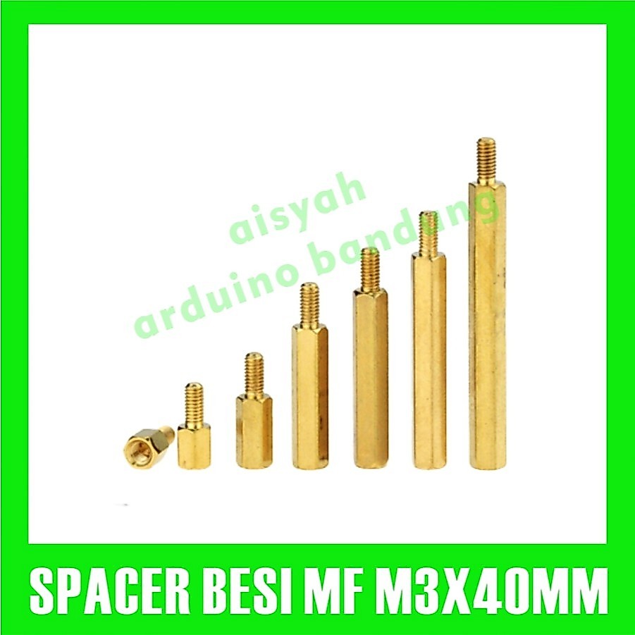 IRON SPACER 3MM CAO 40MM BRASS NAM NỮ SPACER LENGTH 4 CM 4CM