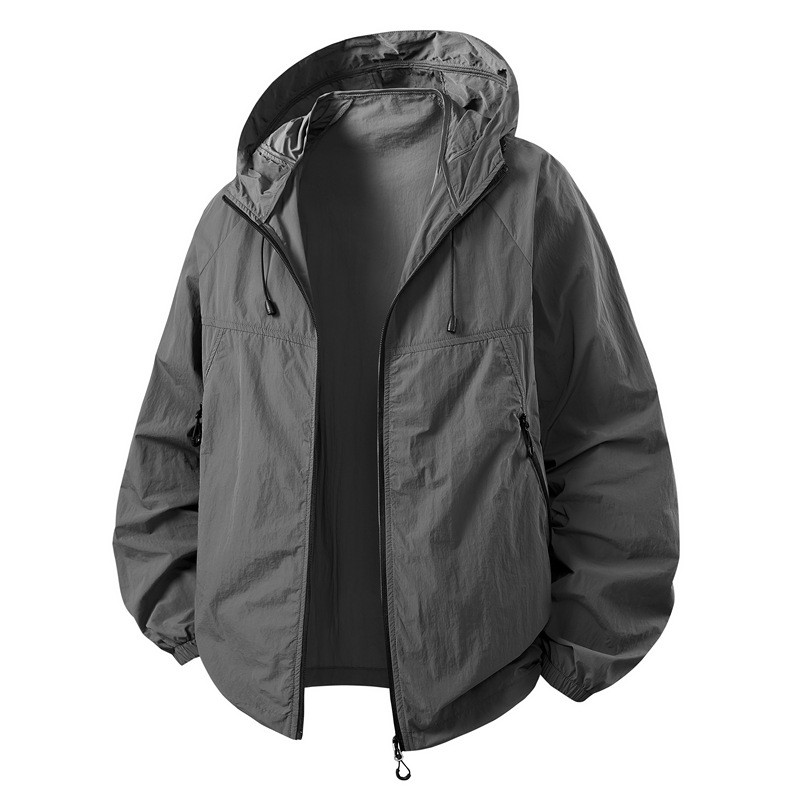 2026新款2026防晒衣连帽防晒服皮肤衣男士情侣超薄款透气2026 Sun Protection Clothing Hooded Sun Protection Clothing Skin Cloth