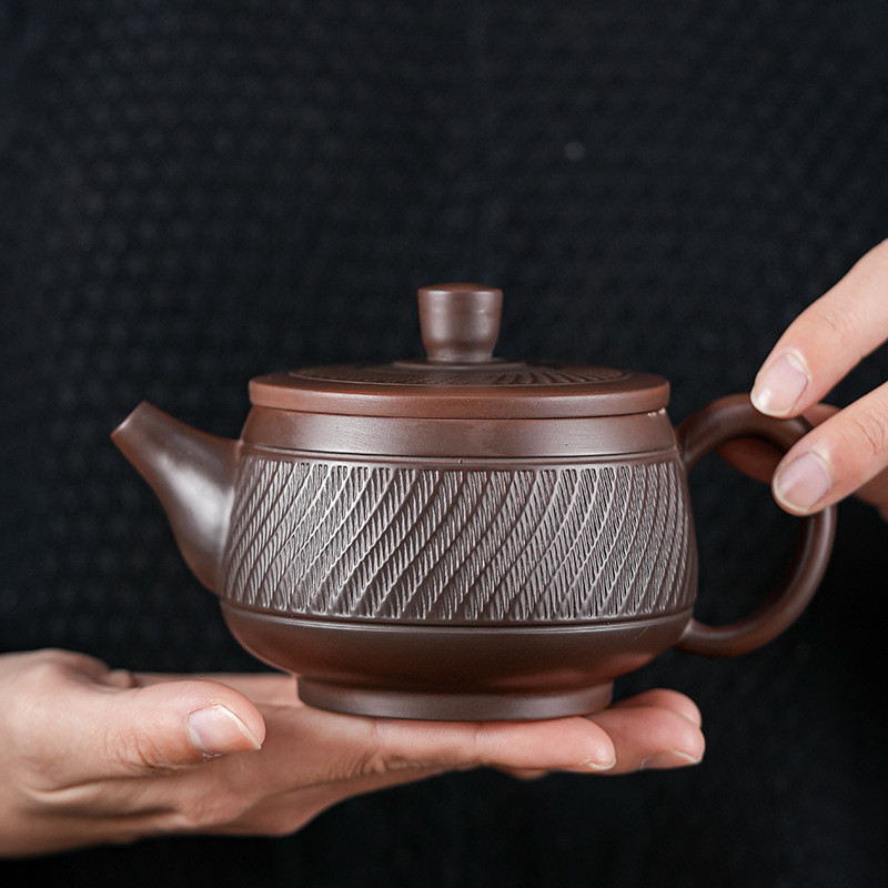 2026 Sản phẩm mới Đồ gốm màu tím Tất cả các mẫu nhảy thủ công Hanwa Pot Fengming Pot Dung tích lớn N