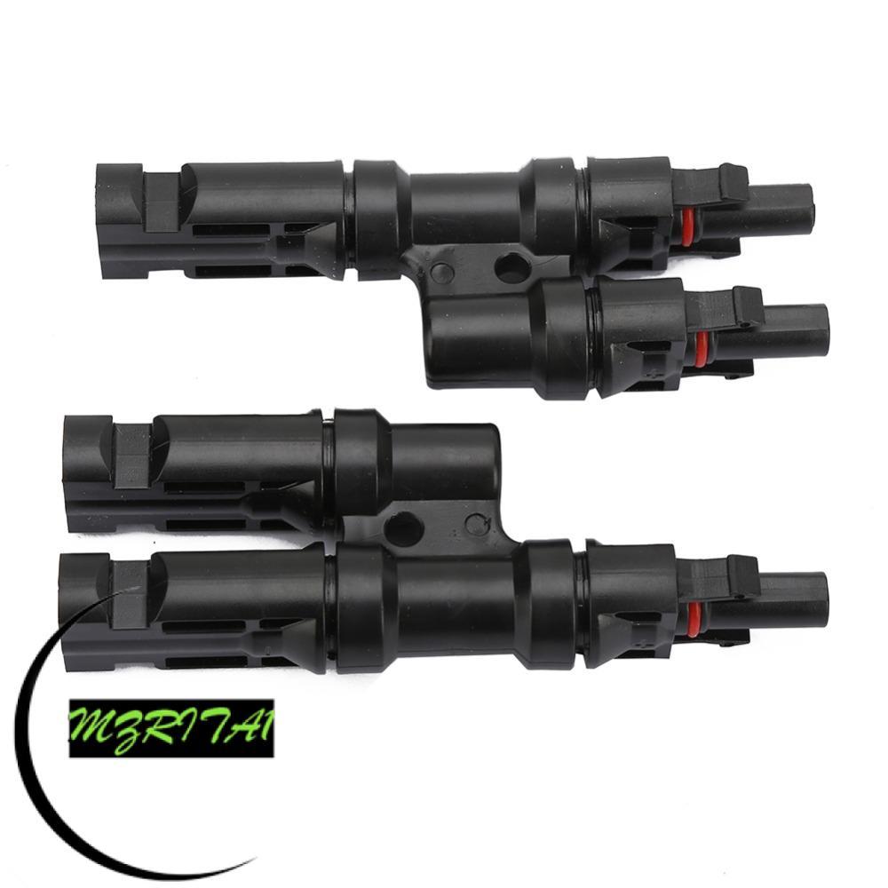 MARITA1 1 Cặp Đầu nối nhánh T, Bộ chia dây MMF + FFM ba chiều, Cáp chuyển đổi song song IP67 Đầu nối