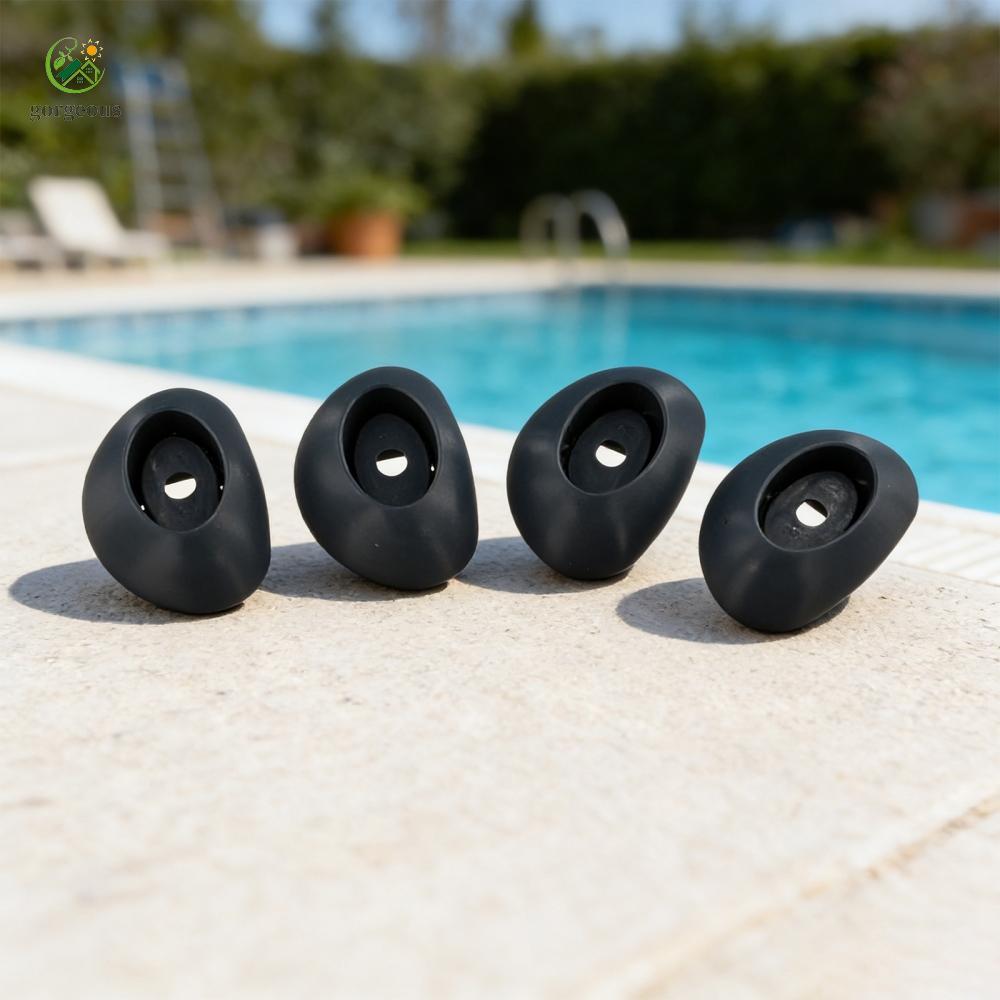 [FUXIN]Leg End Cap Footings Set of 4 for Coleman for Power For Steel Pools Model P61802