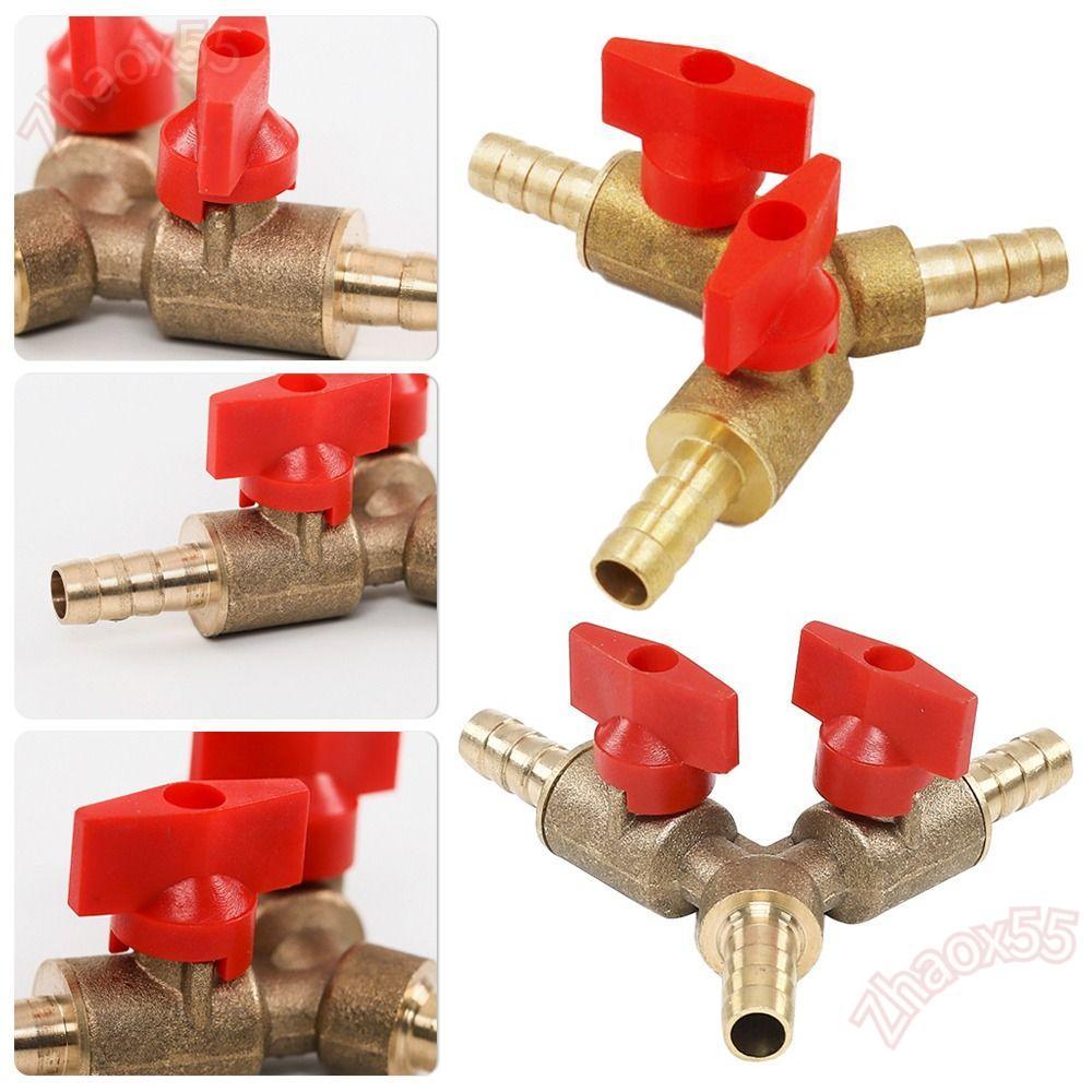 Đầu nối lắp ống ZHAOX Bộ chuyển đổi van bi sắt loại Y 10mm