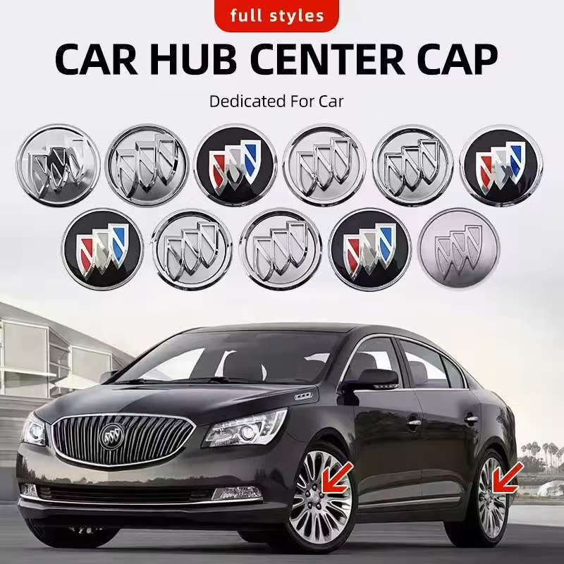 4 Miếng 54mm 60mm 62mm 66mm Bánh xe ô tô Trung tâm Biểu tượng Hup cho Buick Enclave Excelle XT GT En