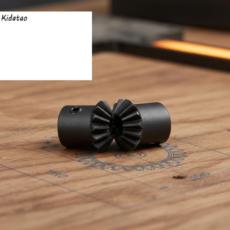 Kidatao 2 Chiếc 1M 15T Xoắn Ốc Bevel Gear M1 Mô Đun Thép Bền 90 Độ Vi Phân Gear Cho Máy CNC Bảo Trì 