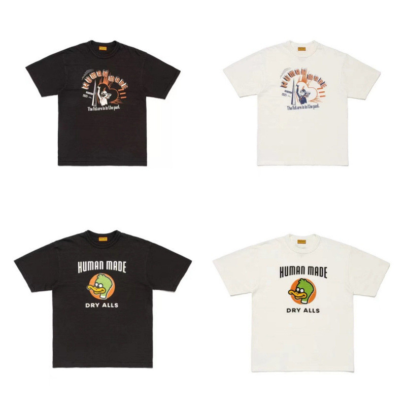 GCSS Spot Goods Daily Order HUMAN HM Home 25SS New Japanese-style bamboo cotton short-sleeve shirt T