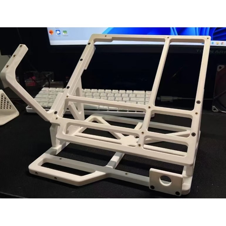 Khung Máy Tính Để Bàn Mở ITX/MATX - Giá Đỡ Case PC Sáng Tạo Hỗ Trợ VGA Rời