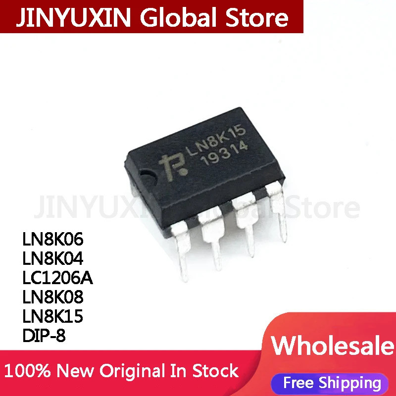 5 Cái LN8K06 LN8K04 LC1206A LN8K08 LN8K15 DIP-8 IC Chip Còn Hàng Bán Buôn