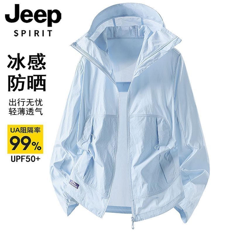 / JEEP JEEP Nhẹ Chống Nắng Quần Áo Nam Mùa Hè Chống Nước Chống Nắng Quần Áo Áo Áo Khoác Có Mũ Trùm Đ