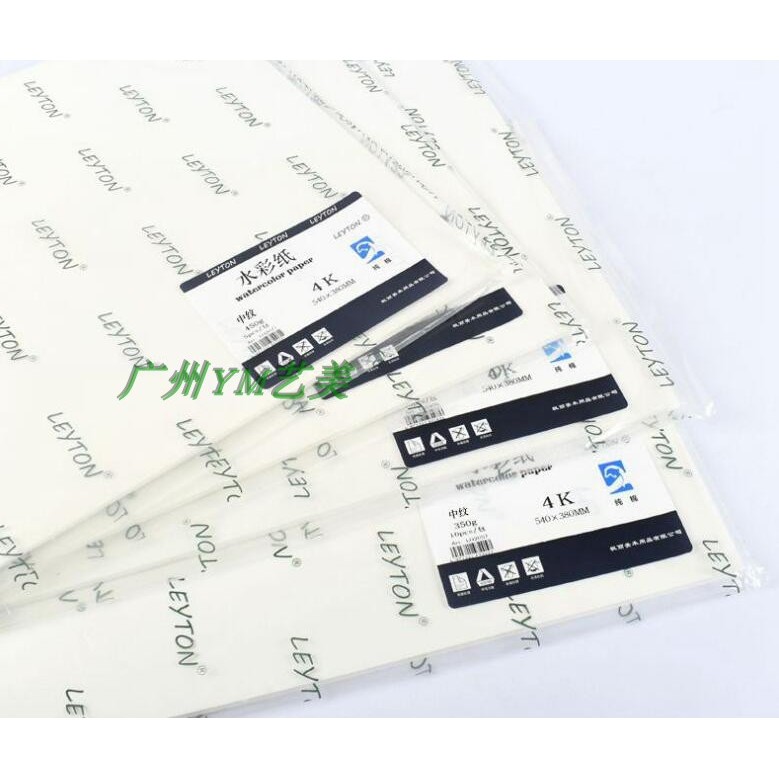 Giấy Màu Nước Layton 4K8k Bột Cotton 300g Màu Nước Trung Tính Không Axit Màu Ướt Tranh Giấy Cotton N