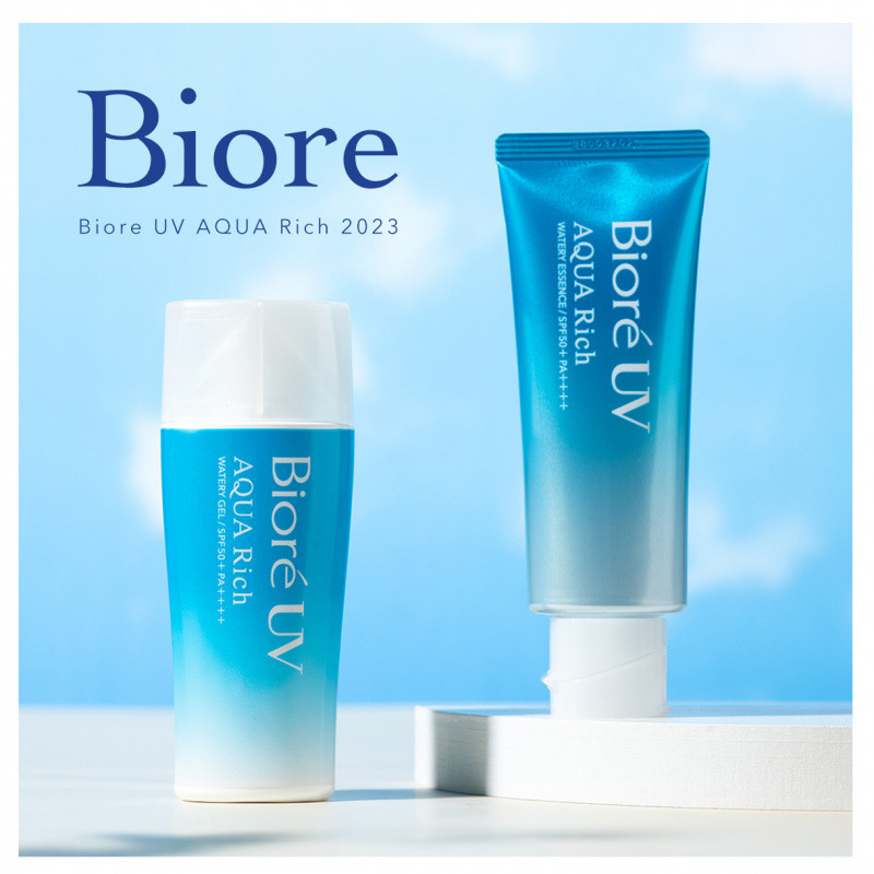 BIORE Kem chống nắng body cảm giác nước sảng khoái 50g Kem cách ly học sinh Chống tia cực tím Chăm s
