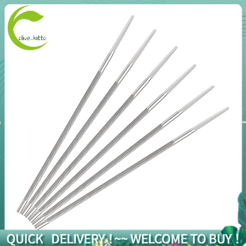 Tập tin cưa xích 7 / 32 inch 6 chiếc, Tập tin mài xích tròn, Tập tin tay cưa xích cho cưa xích với c