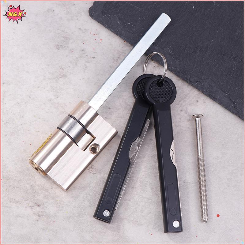 N & X Đồng Vân Tay Tự Động Lo Xi Lanh Có Đuôi C-Class Core Chống Trộm Cửa Khẩn Cấp Lo Core.