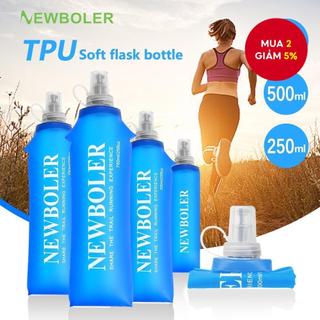 Bình nước mềm gấp Newboler Bình nước TPU không chứa BPA cho thể thao ngoài trời
