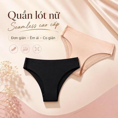 Quần lót nữ Quần lót seamless mềm mại co giãn không lộ viền ôm vừa vặn