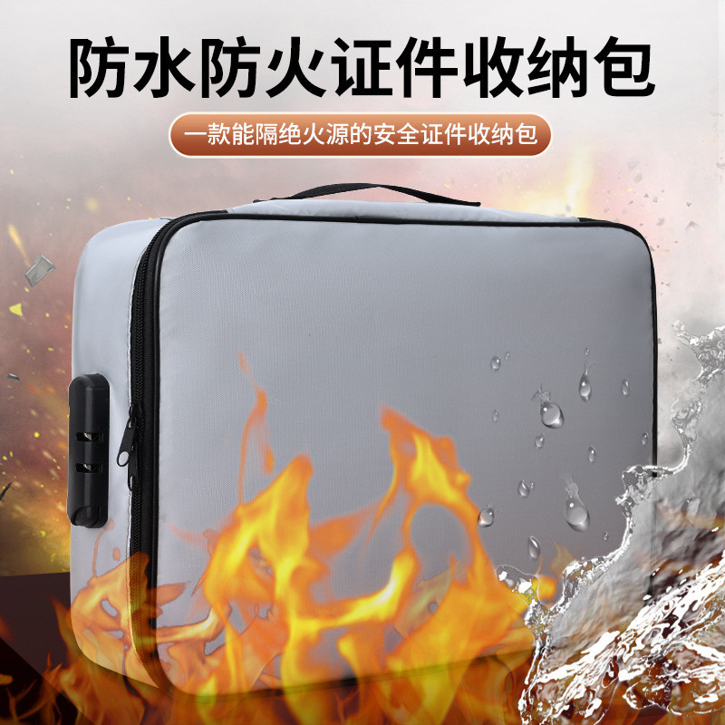 New Product~Travel Document Storage Bag, Large Capacity Certificate Passport Card Holder, Waterproof