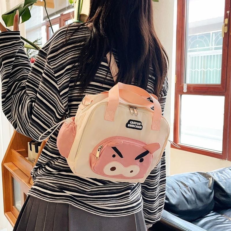 Đảm Bảo Chính Hãng Crayon Shin-Chan Shin-Chan Shin-Chan Túi Đeo Ngang Sáng Tạo Dễ Thương Zaemon Túi 