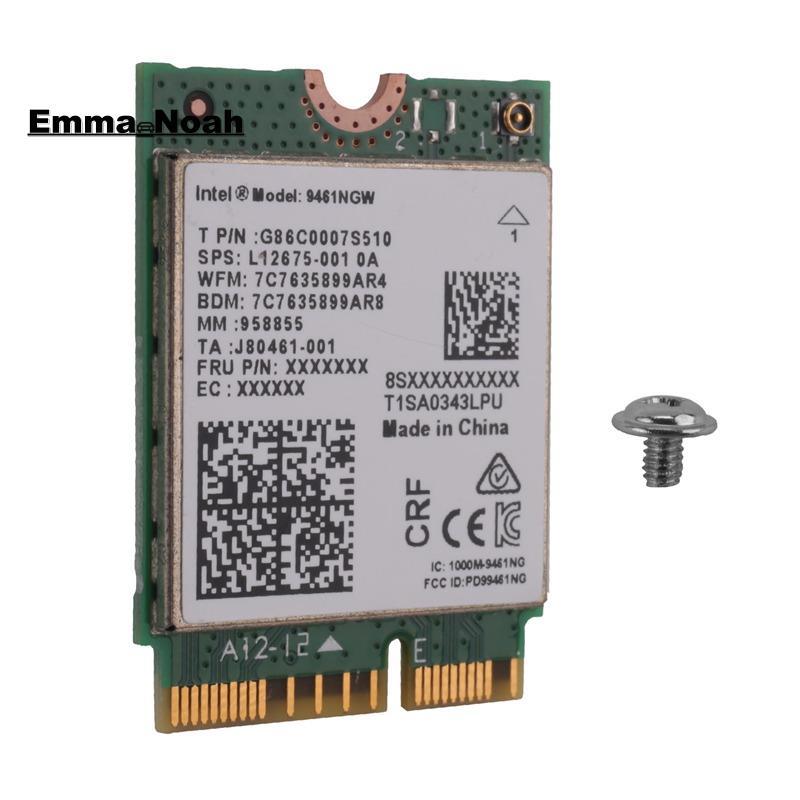 Thẻ WiFi PCB cho 9461NGW Thẻ WiFi AC 9461 2.4G / 5G Băng tần kép 802.11AC M2 Chìa khóa E CNVI Blueto