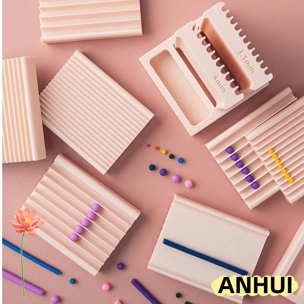 ANHUI Clay Ball Rub Mold, Hand Rolling Mini Clay Ball Clay Ball Maker, 2 trong 1 Rolling Strip Mold 