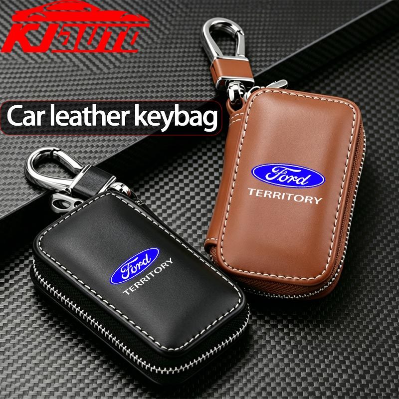 Ford Territory Da Chìa Khóa Xe Ô Tô Bảo Vệ Chìa Khóa Tự Động Fob Bao Có Móc Chìa Khóa Cho Lãnh thổ C