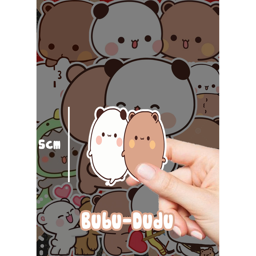 Set 78 Sticker Bubu-Dudu 🐼💖 cute hết nấc, đã cắt sẵn, ko trùng, phụ kiện trang trí độc lạ cho fan