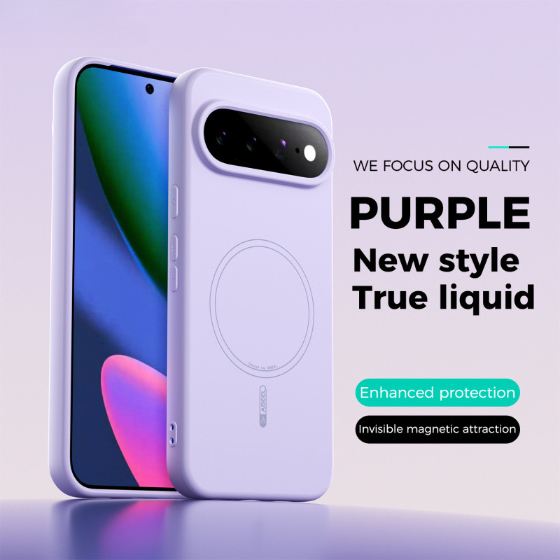 Ốp Silicon Lỏng Từ Tính Màu Trơn Sang Trọng Cho Google Pixel 11 Pro XL10A 10 Pro XL 10 Pro Pixel 9 P