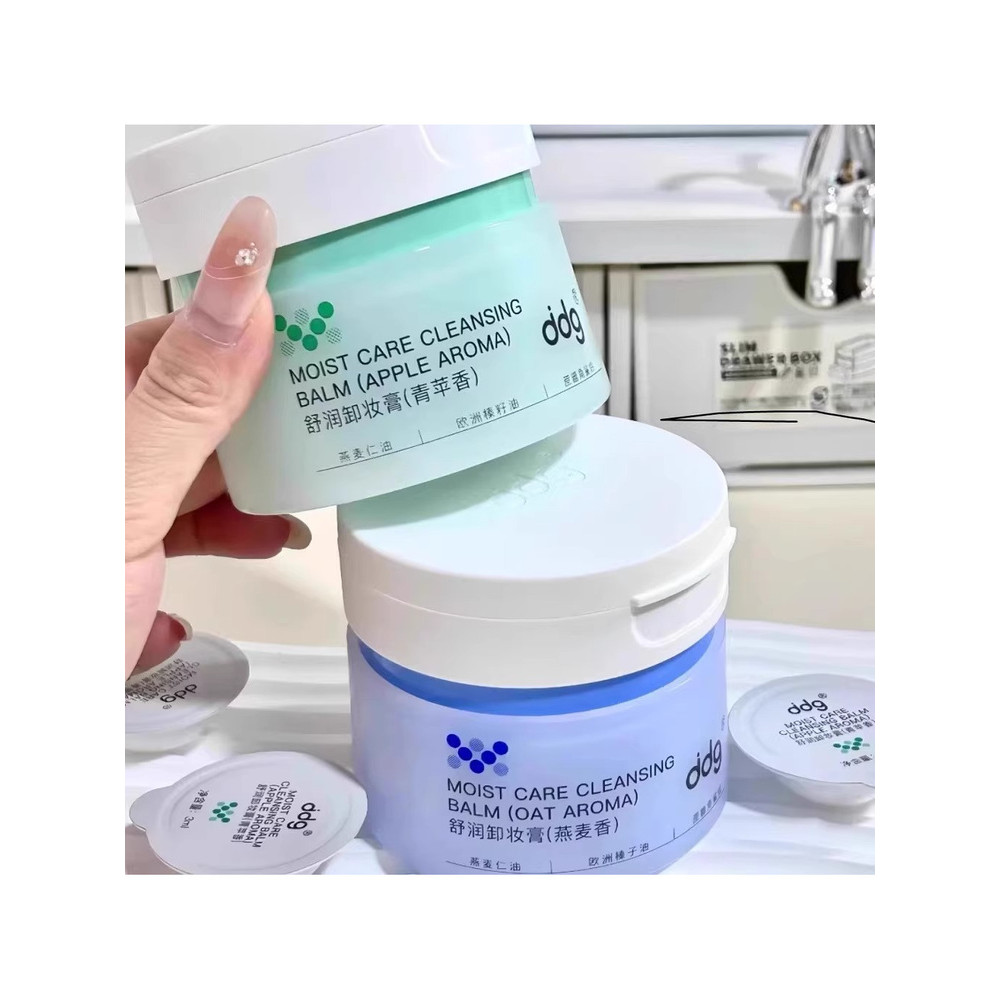 Ddg Kem tẩy trang Hương vị bột yến mạch Hương dứa Xanh Táo thay thế Gói tẩy trang Kem ddg Nhẹ nhàng 