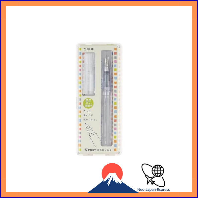 PILOT Kakuno Extra Fine Fountain Pen Transparent FKA1SRNCEF Pilot