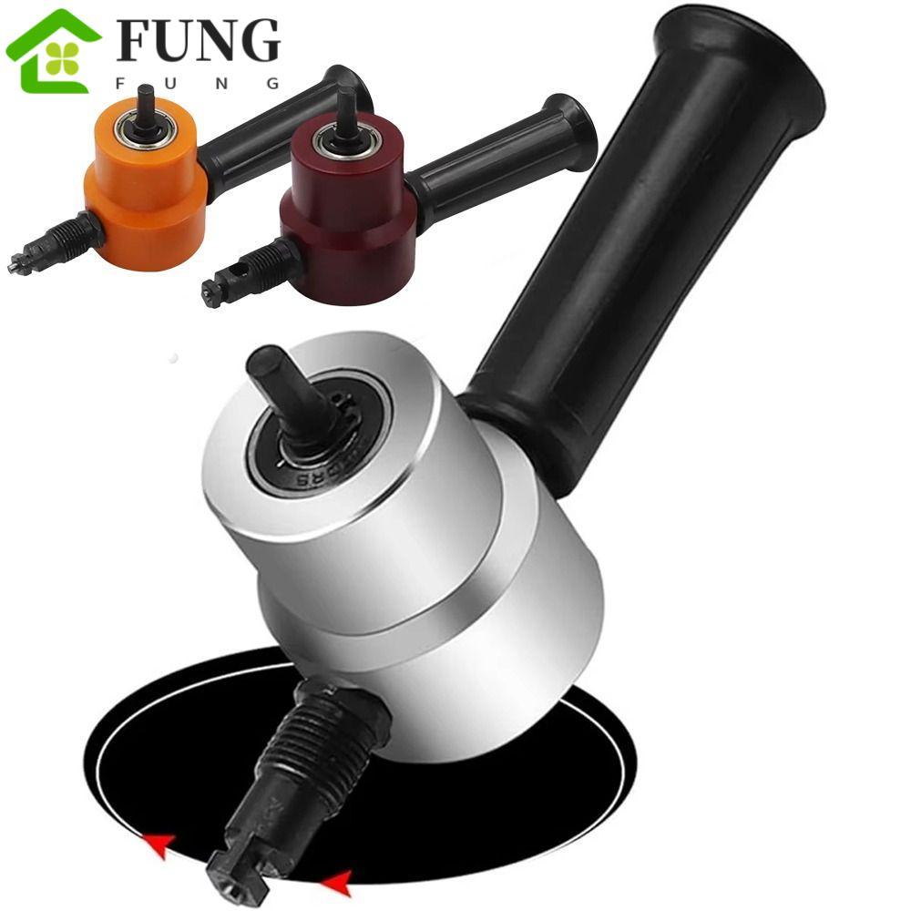 FUNG Cắt Kim Loại Nibbler, Cắt Kim Loại Có Thể Điều Chỉnh Đầu Đôi Nibbler, Đấm Kéo Tấm Kim Loại Hai 